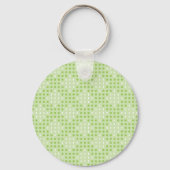 Porte-clés Points verts plats et Motif ovale (Verso)
