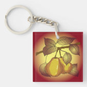 Porte-clés Poires Sur Un Arbre (Devant)