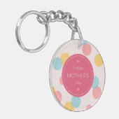 Porte-clés Pois Bonne fête des mères | PORTE - CLÉ (Devant gauche)