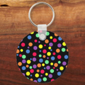 Porte-clés Pois colorés (Recto)