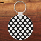 Porte-clés Pois en noir (Recto)