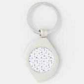 Porte-clés pois peint à la main (Devant)