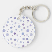 Porte-clés pois peint à la main (Dos)