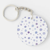 Porte-clés pois peint à la main (Devant)