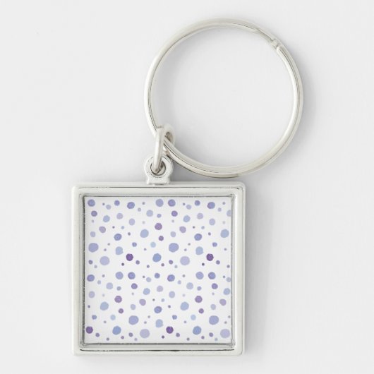 Porte-clés pois peints à la main (Devant)