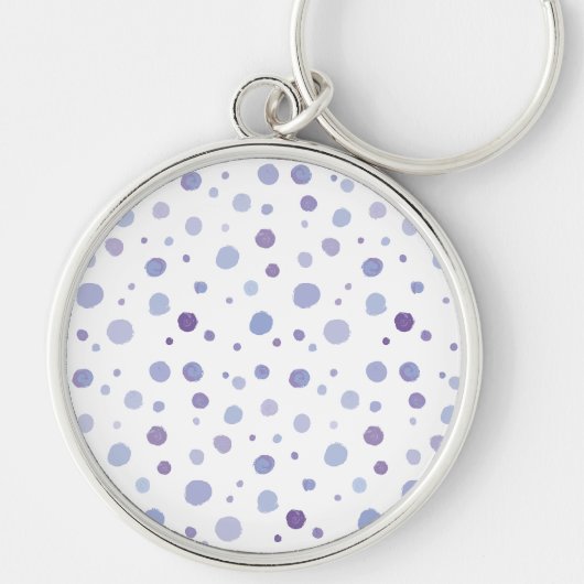 Porte-clés pois peints à la main (Devant)