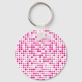 Porte-clés Pois rose
