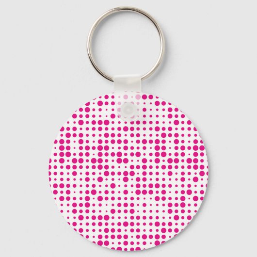 Porte-clés Pois rose (Recto)