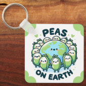 Porte-clés Pois sur Terre - Drôle jeu de mots (Recto)