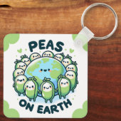 Porte-clés Pois sur Terre - Drôle jeu de mots (Verso)