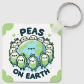 Porte-clés Pois sur Terre - Drôle jeu de mots (Dos)