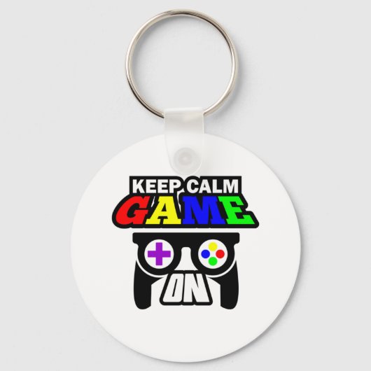Porte-clés Poison Keep Calm Game (Recto)