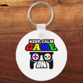 Porte-clés Poison Keep Calm Game (Recto)