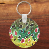 Porte-clés Poisson à truites Brown (Recto)