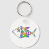 Porte-clés Poisson Abstrait (Recto)