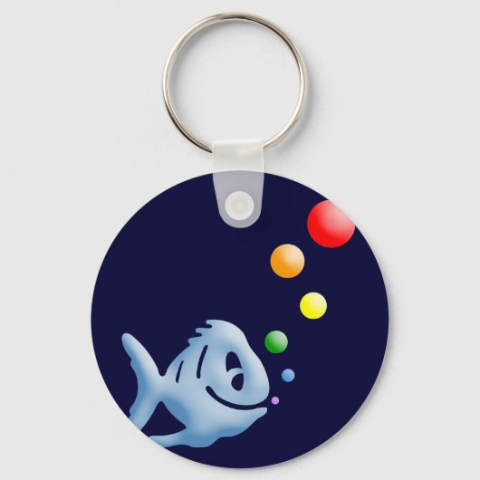 Porte-clés poisson arc-en-ciel (Recto)