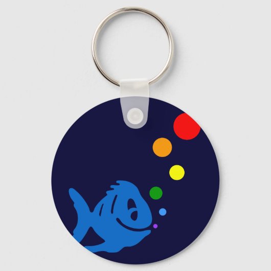 Porte-clés poisson arc-en-ciel (Recto)