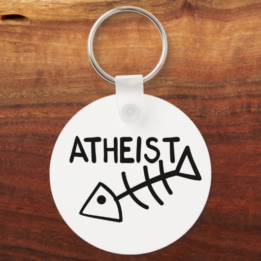 Porte-clés Poisson athée (Recto)