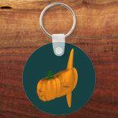 Porte-clés Poisson blanc de l'océan orange (Recto)