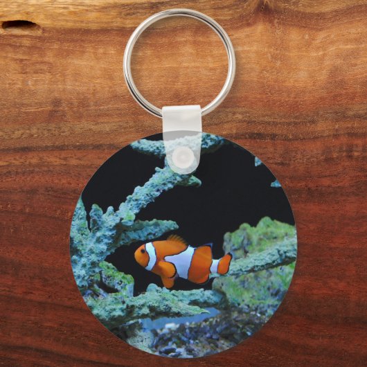 Porte-clés Poisson clown en corail (Verso)