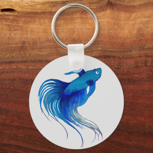 Porte-clés Poisson combattant (Recto)