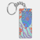 Porte-clés Poisson de couleur pop (Devant gauche)