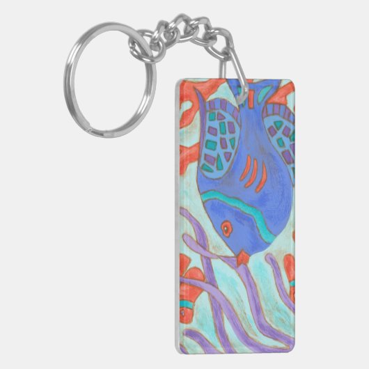 Porte-clés Poisson de couleur pop (Devant gauche)