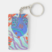 Porte-clés Poisson de couleur pop (Dos)