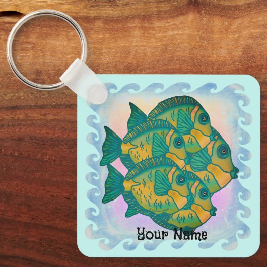Porte-clés Poisson de pluie (Recto)