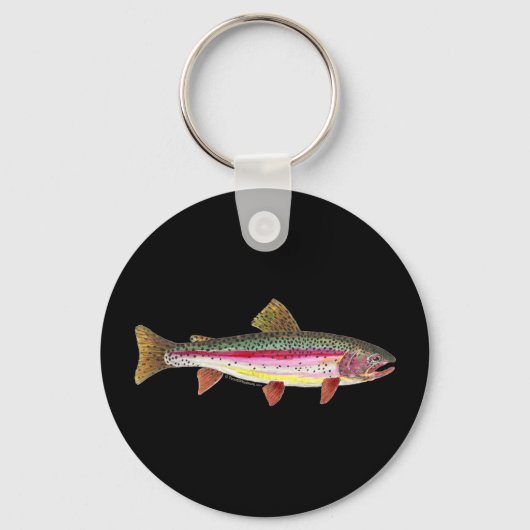 Porte-clés Poisson de truite arc-en-ciel (Recto)