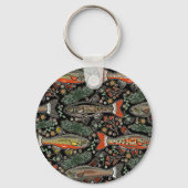 Porte-clés Poisson d'eau douce personnalisé Pêche élégante (Verso)