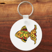 PORTE-CLÉS POISSON D'OR PEINT (Recto)