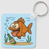Porte-clés Poisson et bière (Dos)