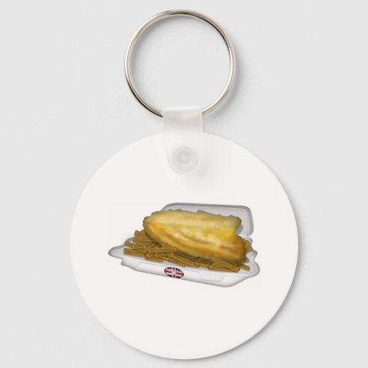 Porte-clés Poisson et chips (Recto)