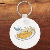 Porte-clés poisson et frites (Recto)