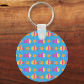 Porte-clés Poisson Et Motif D'Épée (Recto)