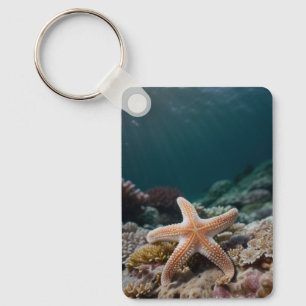 Porte-clés Poisson étoilé dans la mer profonde
