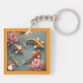 Porte-clés "Poisson Koi Sérénité" (Dos)