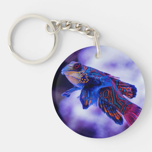 Porte-clés Poisson Mandarin Goby (Devant)