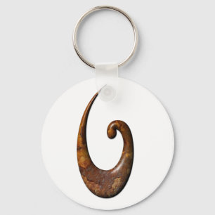 Porte-clés Poisson Maori - rouille