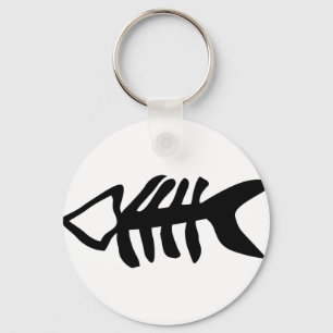 Porte-clés poisson noir