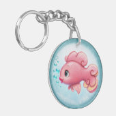 Porte-clés poisson qui fait des bisous (Devant gauche)