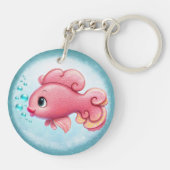 Porte-clés poisson qui fait des bisous (Dos)