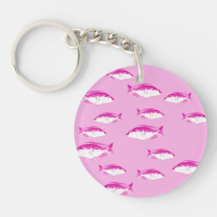 Porte-clés Poisson rose