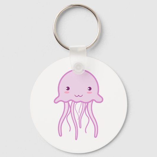 Porte-clés Poisson rose mûre (Recto)