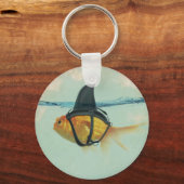 Porte-clés Poisson rouge avec une nageoire de requin (Recto)