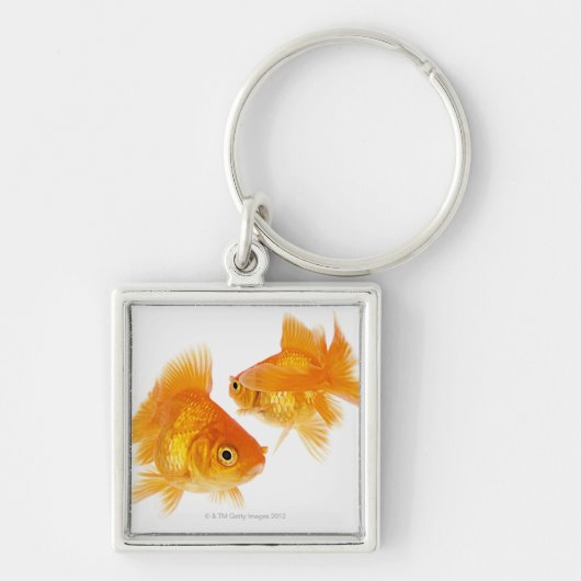 Porte-clés Poisson rouge deux se croisant (Devant)
