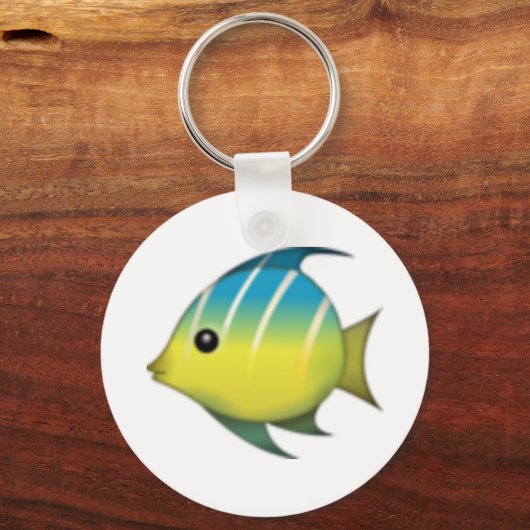 Porte-clés Poisson tropical - Emoji (Recto)