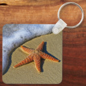 Porte-clés Poisson unique sur la plage Personnalisé (Verso)