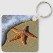 Porte-clés Poisson unique sur la plage Personnalisé (Dos)